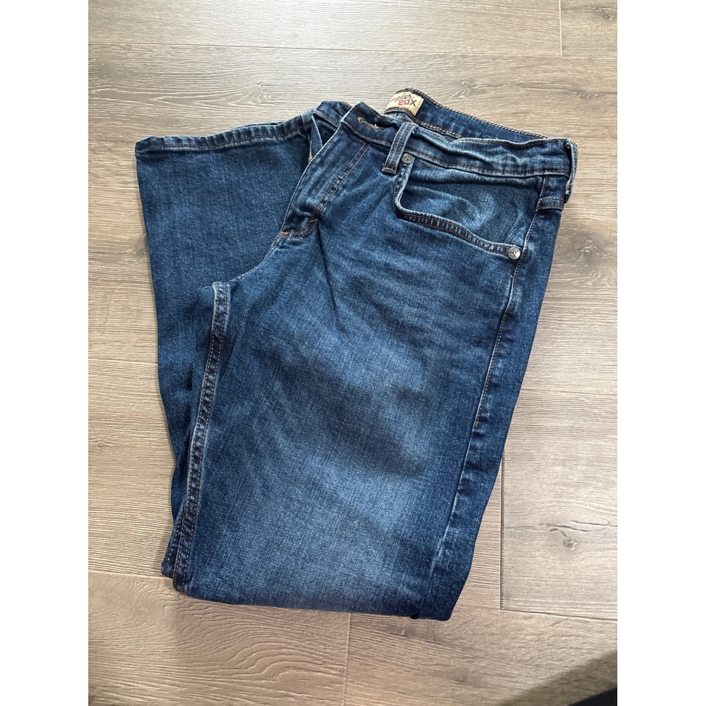 Wrangler 20X Mens Vintage Boot Cut Jeans Dark Wash Size 32x30
